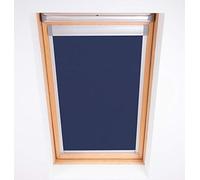 Bloc Skylight Blind for Roof Window pour fenêtres de Toit Dakstra Blockout, Tissu Métal, Bleu Marine, M4A