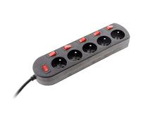 Bloc Sono 5 Prises 16A 2P+T + 6 interrupteurs 3m - Zenitech