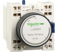 Bloc temporisateur Schneider Electric, à enclenchement retardé, 1F+1R, 1,00-30,00 s, raccordement à ressort LADT23