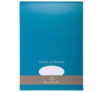 Bloc Vélin de france A4 (210x297mm), 50 feuilles, 100g - Blanc