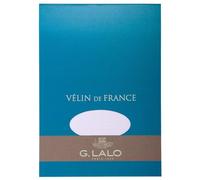 Bloc Vélin de france A5 (148x210mm), 50 feuilles, 100g - Blanc