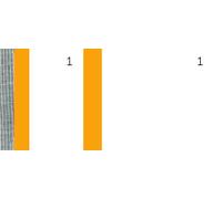 ELVE Bloc vendeur (L)135 x (H)60 mm orange