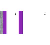 ELVE Bloc vendeur 135 x 60 mm violet