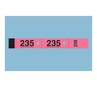 Bloc vestiaire, 50 feuillets de 3 coupons, rose