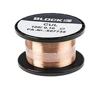 Block CUL 100/0.10 Fil de cuivre émaillé Diamètre extérieur (y compris vernis isolant) = 0,10 mm 1351 m 0,10 kg
