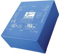 BLOCK FL 4/9 Transformateur pour circuits imprimés 2 x 115 V 2 x 9 V/AC 4 VA 222 mA