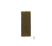 Block Tapis 200x80 cm Olive/Naturel