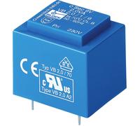 BLOCK VB 2,8/1/12 Transformateur pour circuits imprimés 1 x 230 V 1 x 12 V/AC 2.80 VA 233 mA