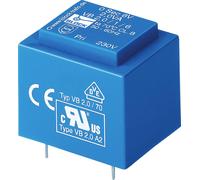 BLOCK VB 3,2/2/12 Transformateur pour circuits imprimés 1 x 230 V 2 x 12 V/AC 3.2 VA 133 mA