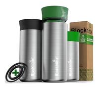Blockhütte Travel Mug Isotherme Cafe en Acier Inoxydable - 354ml Tasse Isotherme, Mug Thermos gardant la chaleur jusqu'à 8 h - Gobelet Thermique Anti-Fuite, Tasse à Café à Emporter - Vert Foncé