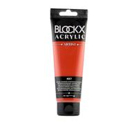 Blockx 60457BXC Acrylique Fine Semi-opaque et Satinée - Rouge orangé d'Anthraquinone PR 168 - 120ml