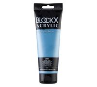Blockx 61295BXC Acrylique Fine Semi-opaque et Satinée - Nacré - Bleu Pigment iridescent/PB 15:3 - 250ml