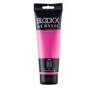 Blockx 61478BXC Acrylique Fine transparentee et Satinée - Fluo - Rose Pigment fluorescent - 250ml