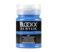 Blockx 65221BXC - Acrylique Fine Opaque - Bleu de ceruleum - Pot 500ml