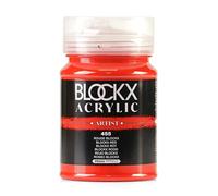 Peinture acrylique fine pot 500ml - Rouge blockx