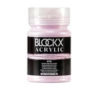 Blockx 65472BXC - Acrylique Fine Opaque et Satinée - Quinacridone rose PW 6/PR 122 - Pot 500ml