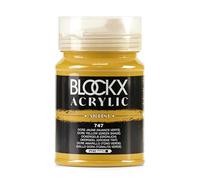 Blockx 65747BXC - Acrylique Fine Opaque - Ocre jaune (verte) - Pot 500ml