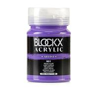 Blockx 65901BXC - Acrylique Fine Opaque et Satinée - Violet clair PW 6/PW 23 - Pot 500ml