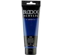 Peinture acrylique fine tube 120ml - Bleu blockx