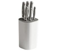 Blocs à Couteaux Vides, support à couteaux amovible, Grand Range Couteaux de Cuisine, avec 21 fentes et système d'écoulement, rangement pour Rangement Ustensiles