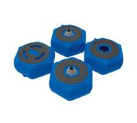 Blocs anti-dérapants Kreg, support de pièce stable avec pointe de peinture amovible, parfait pour le ponçage, le fraisage, le polissage, set de 4, capacité de charge de 90 kg