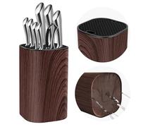 Blocs Couteaux Vides de Cuisine, Porte Couteaux sans Couteaux, Universel Porte-Couteaux, Support Couteau de Cuisine, Rangement Couteaux Cuisine Maison