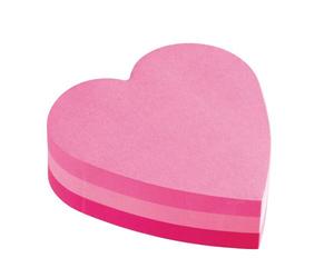 Blocs cubes fantaisie coeur Post-it - bloc de 225 feuilles