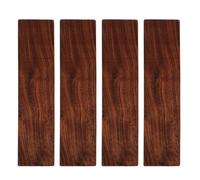 Blocs de Bois de Noyer Massif 4 Pièces pour Sculpture et Bricolage | Surface Polie Prête à Graver, Finition Naturelle, Usage Atelier et Projets Maison, Forme Rectangulaire