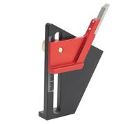 Blocs de configuration, jauge de hauteur, mesure métrique en aluminium anodisé, étalonnage facile, outil léger précis et marquage central, réglage de hauteur pour charpentier, 8,6 x 2,5 x 9,8 cm