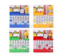 Blocs De Construction Dessin Animé Aléatoire 1 Pièce, Calendrier Créatif Kawaii, Liste De Choses À Faire Pour Les Élèves, Calendrier Perpétuel, Papeterie Scolaire Mignonne