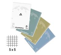 Blocs de cours recyclé Splendid Quadrillage 5x5