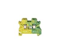 Blocs de jonction simple - UT 2,5 - 2 Connexions - Raccordement vissé - Jaune / vert