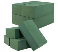 Blocs de mousse florale, 8 pièces, 23 x 11 x 7,5 cm, couleur verte