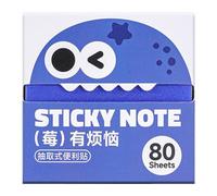 Blocs de notes adhésives 80 feuilles mignonnes à extraction