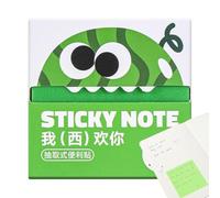 Blocs de notes adhésives 80 feuilles mignonnes à extraction fournitures de