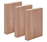 Blocs en bois de noyer, non traités, dimensions : 150 x 100 x 20,5 mm