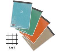 Blocs-notes Aurora A5 Quadrillé 5x5