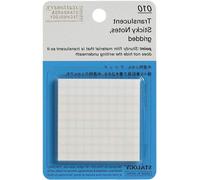 Blocs-notes - Blocs-notes autocollants - Transparents pour prendre des notes - Blocs-notes quadrillés transparents - 5 x 5 cm - Blocs-notes transparents