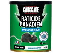 Blocs raticide canadien - forte infestation - 300g CAUSSADE