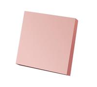 blodfune Morandi - Lot de 200 blocs adhésifs colorés pour bureau, école, maison, étude, décoration sans bavure, papier pastel, rouge