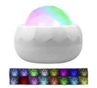 blodfune Projecteur Aurore Aurore 10 couleurs avec télécommande, veilleuse LED USB pour chambre à coucher, salon, décoration de fête, plafond, mur, atmosphère blanc B