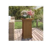 vidaXL Support à fleurs Bois de pin Marron miel
