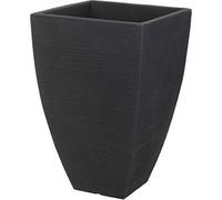 Bloempot geribbeld quadr 40cm