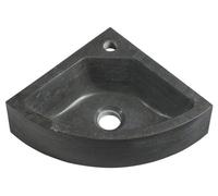 BLOK lavabo d'angle en pierre 30x30 cm, anthracite (2401-30)