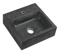 BLOK lavabo en pierre 30x10x30 cm, anthracite (2401-29)