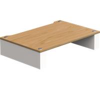 Blok Stax 2G 120 mm Naturel & Blanc satiné - Meubles hi-fi