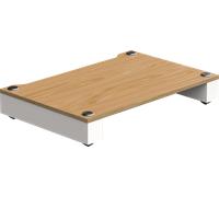 Blok Stax 2G Base Naturel & Blanc satiné - Meubles hi-fi