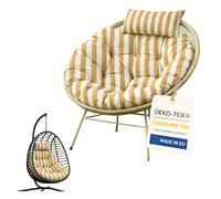 Blomster coussin pour fauteuil suspendu 100 cm imperméable avec coussin supplémentaire pour jardin balcon cocoon