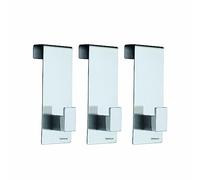 Blomus 65411 Set de 3 Crochets de Porte Mats Acier Inoxydable Argent 5 x 4,3 x 12 cm
