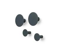 BLOMUS 65800 PONTO LOT DE 4 PATÈRES MURALES EN MÉTAL